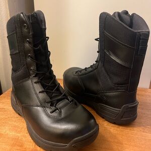 First Tactical Women’s 6” Duty Boots - Black Leather & Nylon - W6.5